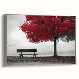 Framed canvas featuring a colorful Denver landscape with vintage poster art style, ideal for enhancing living room decor.