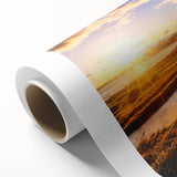 Art deco poster of Connecticut scenery in soft pastel shades on rolled canvas, ideal for nursery wall art.