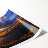 Extra large wall art featuring line art flowers in muted earth tones on a rolled canvas, suited for large living room spaces.