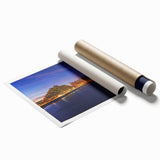 Extra large rolled print of Daytona scenery with vibrant floral elements, ideal for classy bathroom wall art.