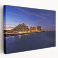 Daytona beach scene in soft pastel shades on stretched canvas, suitable for kitchen wall art.