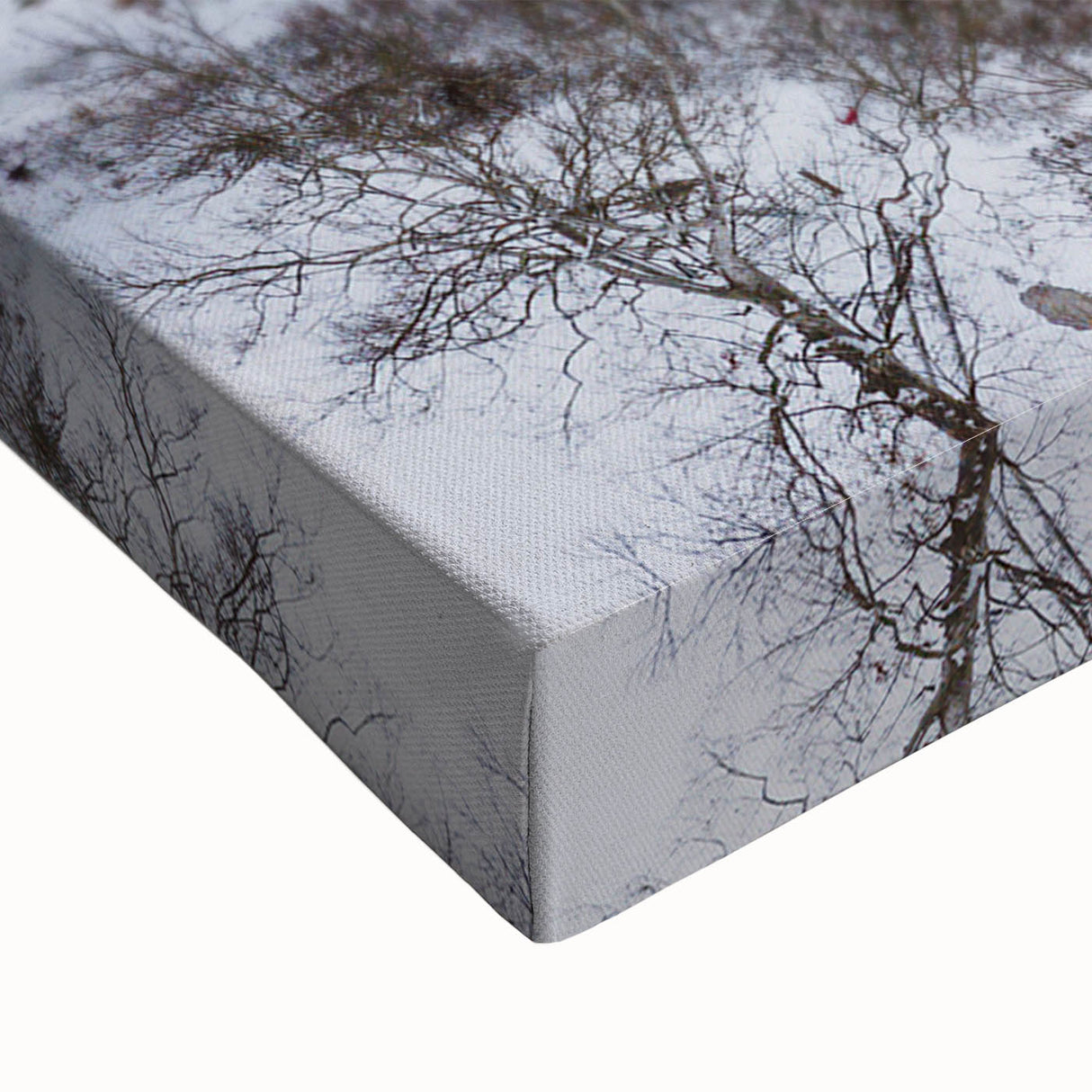Large art depicting a black and white Kentucky landscape on stretched canvas, ideal for bedroom wall decor.