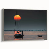Framed canvas landscape art painting of Louisiana scenery in muted earth tones, ideal for living room decor.
