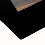 Black and white landscape art painting of St. Louis on stretched canvas, ideal for bedroom decor.