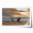 Rolled print of a Montana landscape with vibrant green meadows and blue skies, ideal for art wall dining room decor.