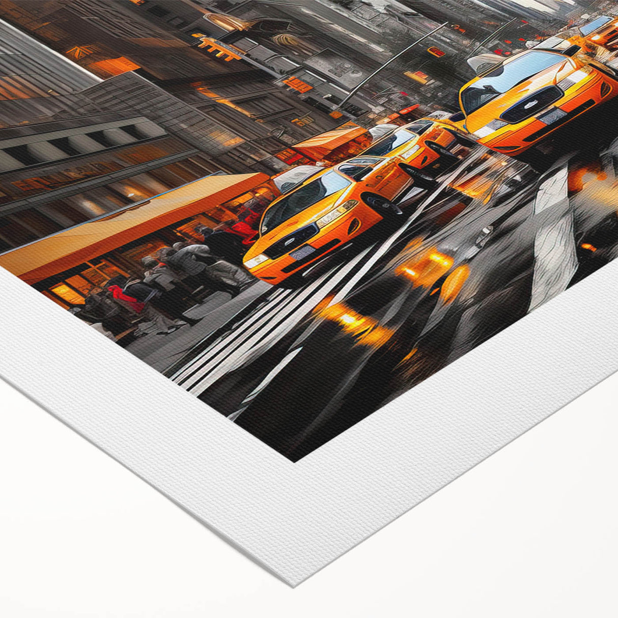 Art Deco poster of Manhattan skyline in monochrome shades on rolled canvas, suitable for dining room wall art.
