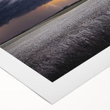 Art deco poster of Palouse, Washington scenery in muted earth tones on rolled canvas, suitable for dining room wall art.