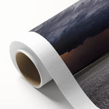 Art Deco poster of the Palouse landscape in subdued green and brown tones on rolled canvas, suitable for nursery wall art.