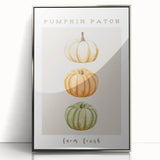 Mid-century modernist art featuring an abstract, muted autumn palette on a framed acrylic print.