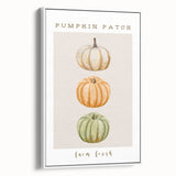 Vintage poster art of autumn trees on extra large framed canvas, featuring vibrant fall colors, ideal for living room decor.