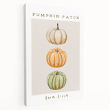 Large stretched canvas featuring a detailed illustration of autumn trees in earthy tones, suitable for kitchen wall art.