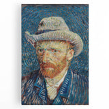 Black and white large art print of Van Gogh's 'Starry Night' on stretched canvas, ideal for kitchen wall art.