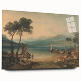 Classic Romantic Paintings: Lake Geneva and Mont Blanc