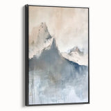 Framed and Canvas Dining Room Art - Serene Mountain Landscape