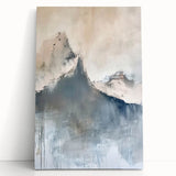Framed and Canvas Dining Room Art - Serene Mountain Landscape