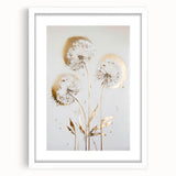 Abstract floral art framed in a white mat, showcasing vibrant colors and intricate patterns, perfect for modern home decor or office settings. Ideal for enhancing any space with a touch of elegance and creativity.