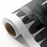 Abstract minimalist wall art on rolled canvas, showcasing soft pastel colors and geometric shapes. Perfect for modern home decor, elegantly packaged in a protective tube.