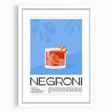 Abstract art print featuring swirling patterns in muted blue and gray tones, framed with a white mat.