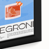 Extra large framed canvas featuring a close-up of colorful, textured food and drinks, ideal for living room decor.