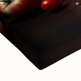 Large art featuring a black and white landscape painting of fruits on stretched canvas, suitable for bedroom wall decor.