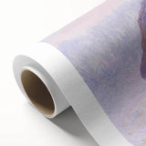 Impressionist Haystack Winter Scene - Monet Snow & Sun Effect Print