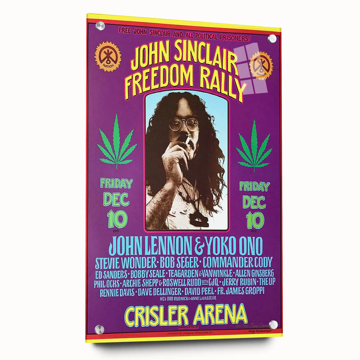 John Sinclair Retro Wall Art Vintage Prints Psychedelic Poster