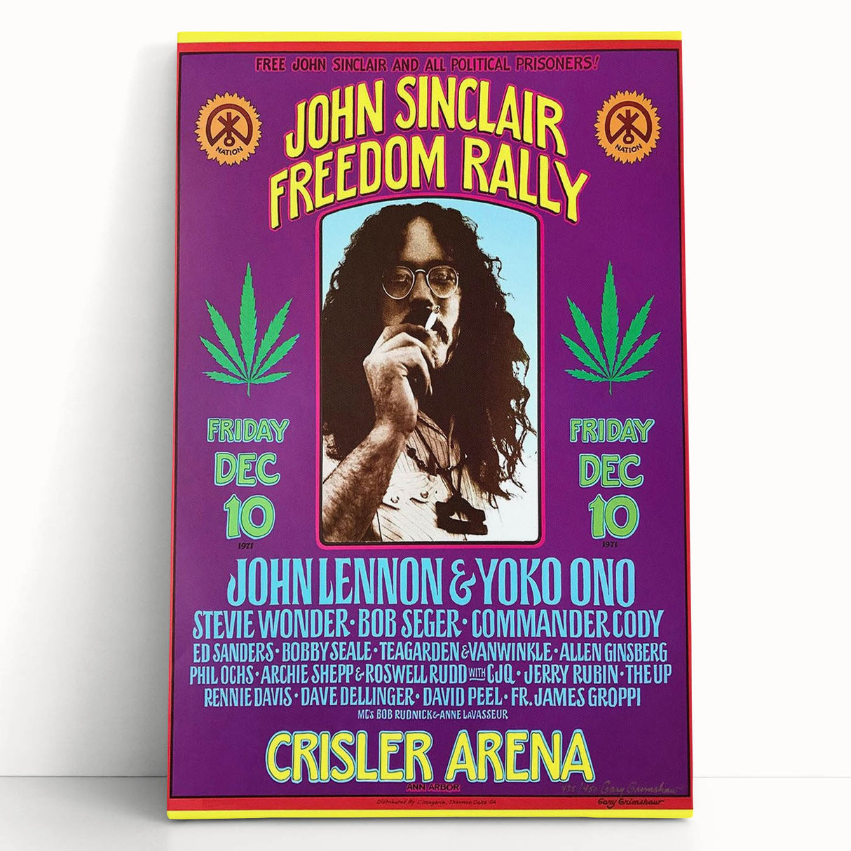 John Sinclair Retro Wall Art Vintage Prints Psychedelic Poster