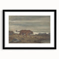 Majestic Realism Art Print of a Tiger in Nature’s Landscape