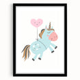 Whimsical Unicorn Wall Art - Girls Room & Nursery Decor