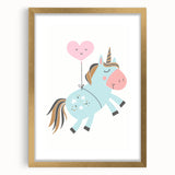 Whimsical Unicorn Wall Art - Girls Room & Nursery Decor