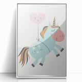 Whimsical Unicorn Wall Art - Girls Room & Nursery Decor