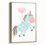 Whimsical Unicorn Wall Art - Girls Room & Nursery Decor
