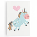 Whimsical Unicorn Wall Art - Girls Room & Nursery Decor