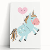 Whimsical Unicorn Wall Art - Girls Room & Nursery Decor