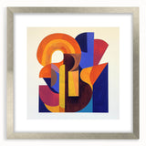 Colorful Abstract Living Room Wall Art - Modern Canvas Print