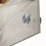 Abstract figurative acrylic artwork on glass, showcasing vibrant colors and intricate details, emphasizing modern artistic expression and contemporary decor.