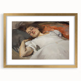 Abstract figurative art frame in gold with a mat, showcasing a modern design that adds elegance to any decor, perfect for contemporary interiors.