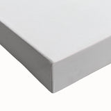 Close-up of an abstract floral stretched canvas, showcasing vibrant colors like turquoise, pink, and gold, ideal for modern home decor. The intricate design emphasizes artistic creativity and elegance, perfect for enhancing interior spaces.