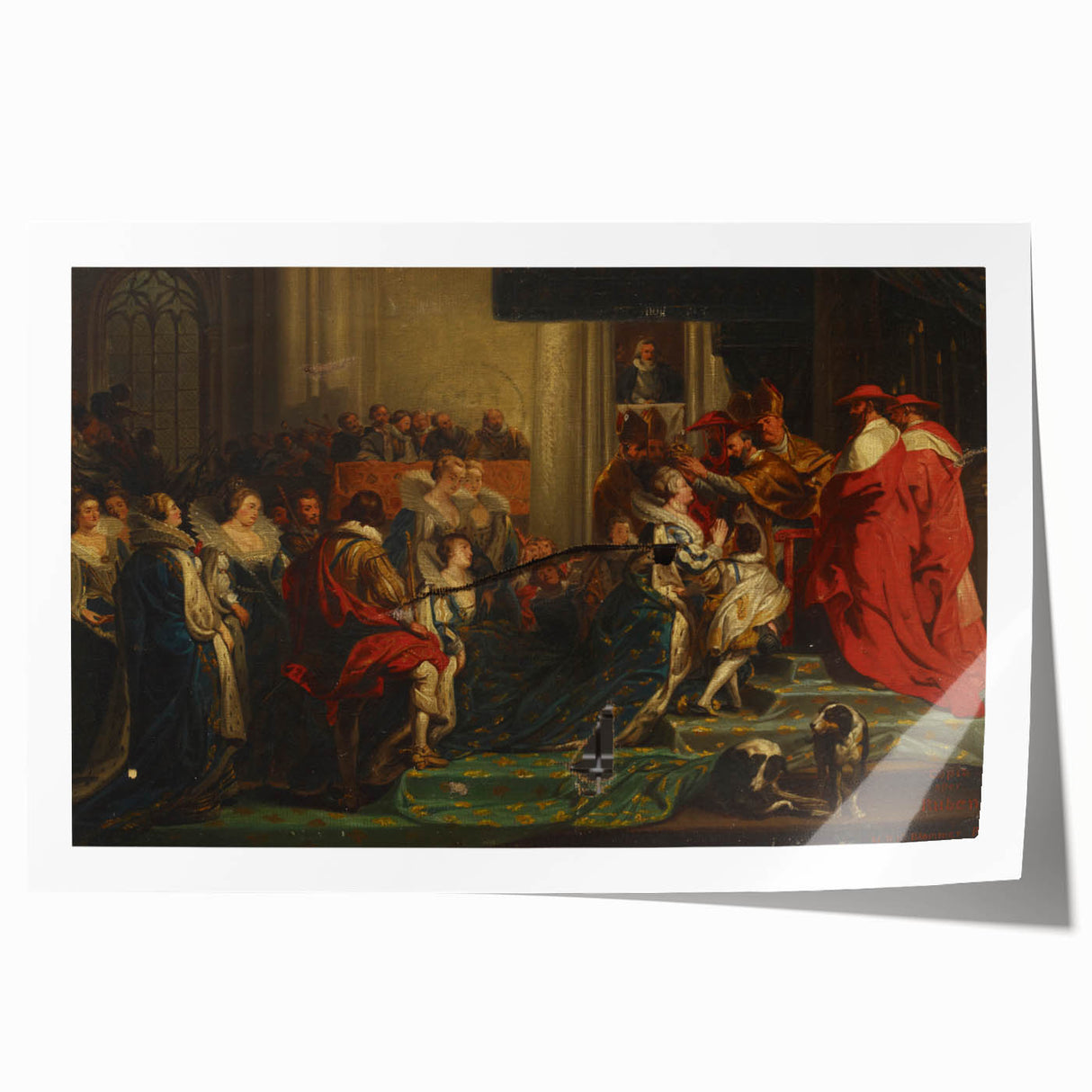 Baroque and Rococo Wall Art - Coronation Ceremony - Classic Print