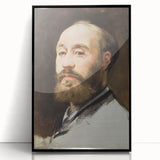 Impressionist Portrait Wall Art - Manet's Head of Jean-Baptiste Faure