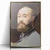 Impressionist Portrait Wall Art - Manet's Head of Jean-Baptiste Faure