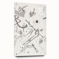 Small Worlds - Abstract Modern Wall Art in Monochrome Line Design