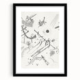 Small Worlds - Abstract Modern Wall Art in Monochrome Line Design