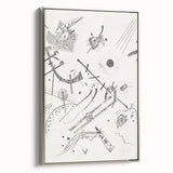 Small Worlds - Abstract Modern Wall Art in Monochrome Line Design