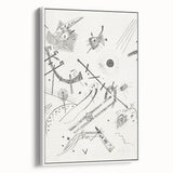 Small Worlds - Abstract Modern Wall Art in Monochrome Line Design