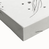 Small Worlds - Abstract Modern Wall Art in Monochrome Line Design