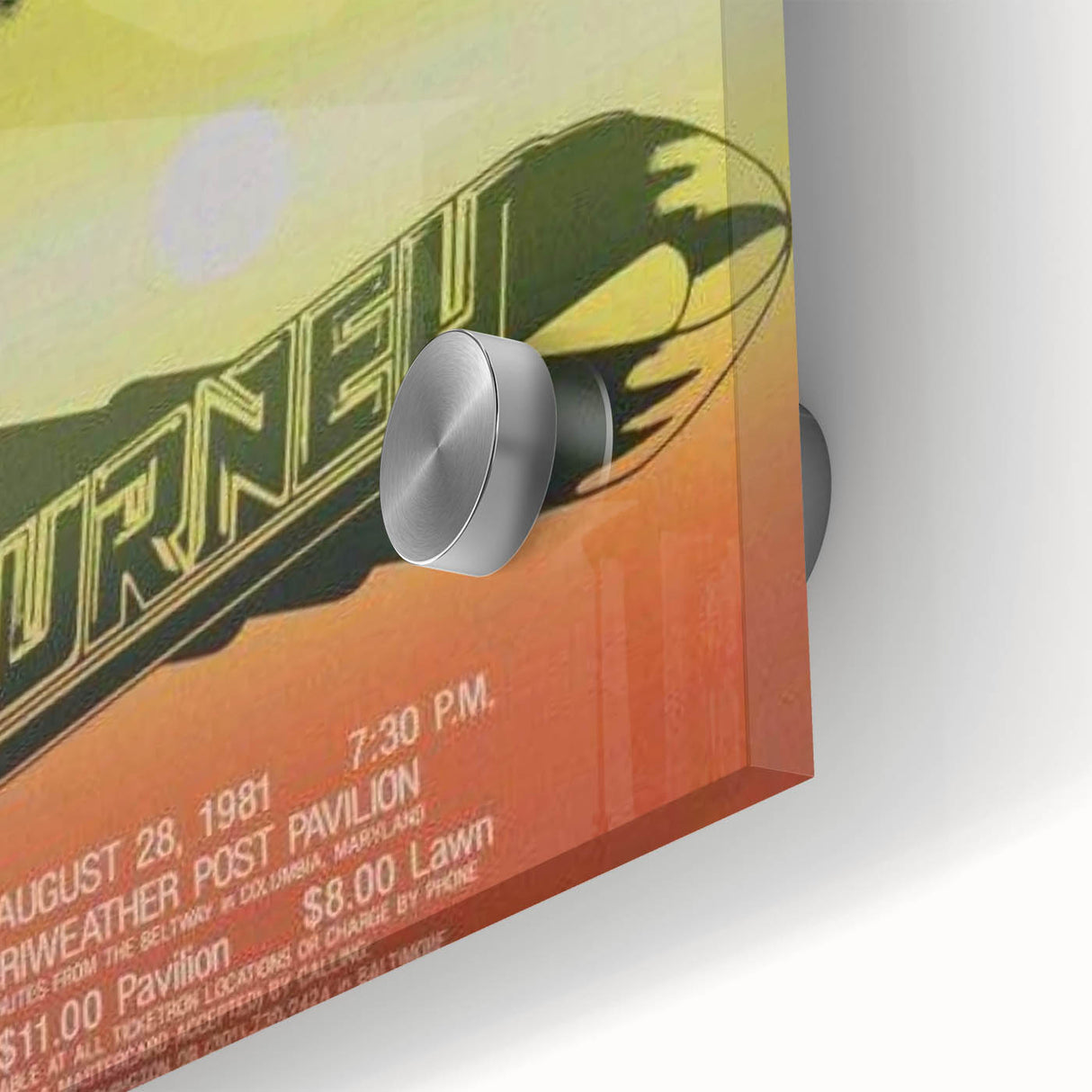 Journey Retro Wall Art Vintage Prints 80s Rock Concert Poster
