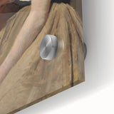 Elegant Realism Art Print of Woman Reading in a Calm, Reflective Pose