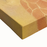 Monochrome landscape painting on large canvas depicting a serene autumn scene, ideal for bedroom wall art.