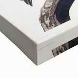 Famous Romantic Era Art: Green Begonia Rex Canvas Print